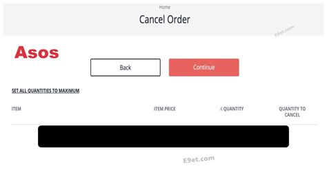 asos order cancellation rules.